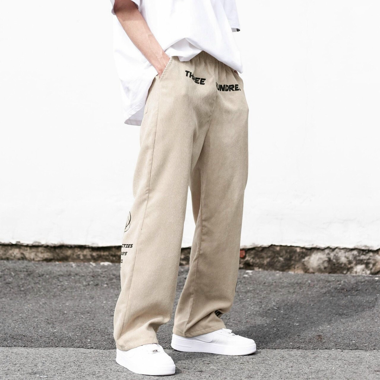 Quần nhung tăm nam nữ phong cách cực đẹp hàn quốc 2021 quoc bao fashion