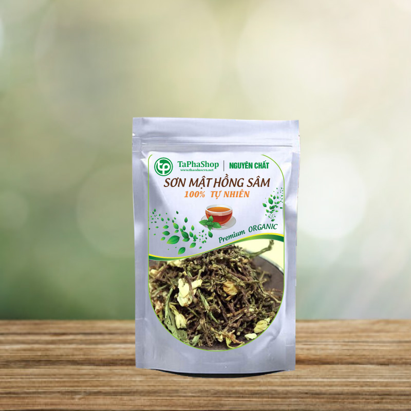 Sơn mật hồng sâm khô 1kg, Trà sơn mật hồng sâm khô