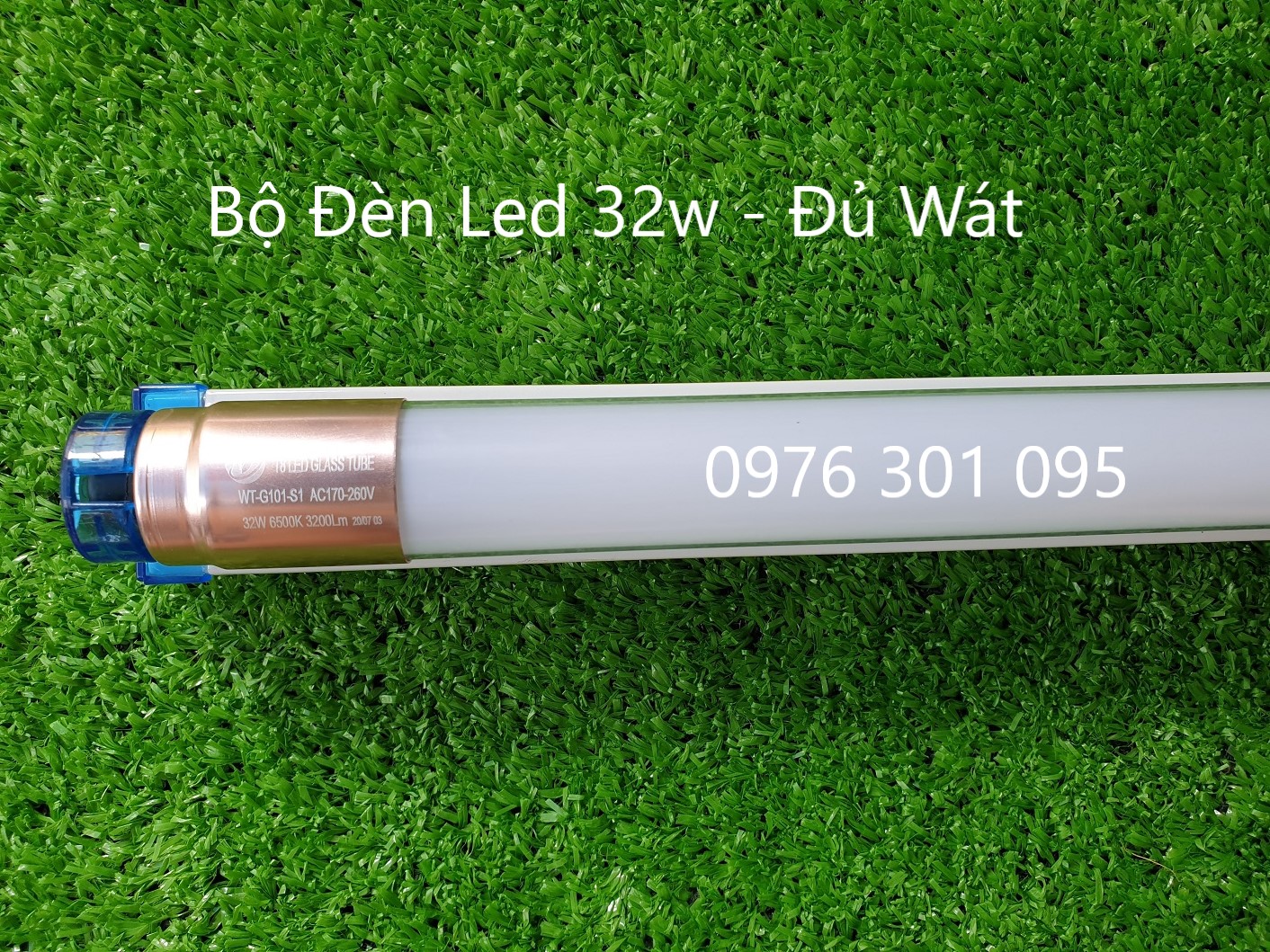 Combo 2 bộ bóng tuýp led 1m2 30w - 32w siêu sáng [đầu nhôm tản nhiệt tốt] (Bóng và máng)