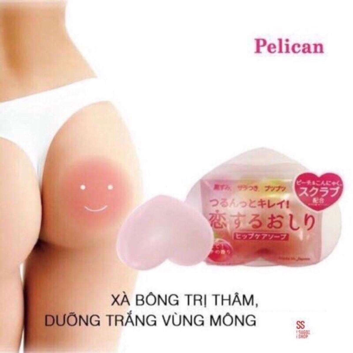 [HCM]Xà phòng trị thâm mông Pelican 80g Nhật
