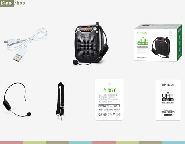 Máy trợ giảng không dây Shidu SD-S611 (UHF) [Hãng phân phối chính thức]