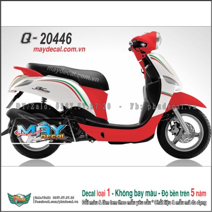 Tem rời Nozza Rời Trắng đỏ chỉ Hàng loại 1.