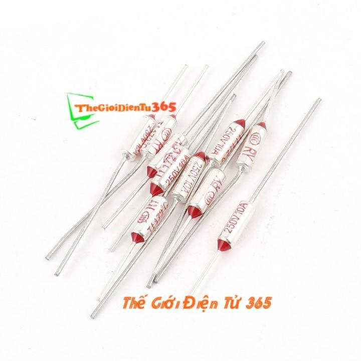 10 CẦU CHÌ NHIỆT NỒI CƠM ĐIỆN 10A 250VCC 185 ĐỘ