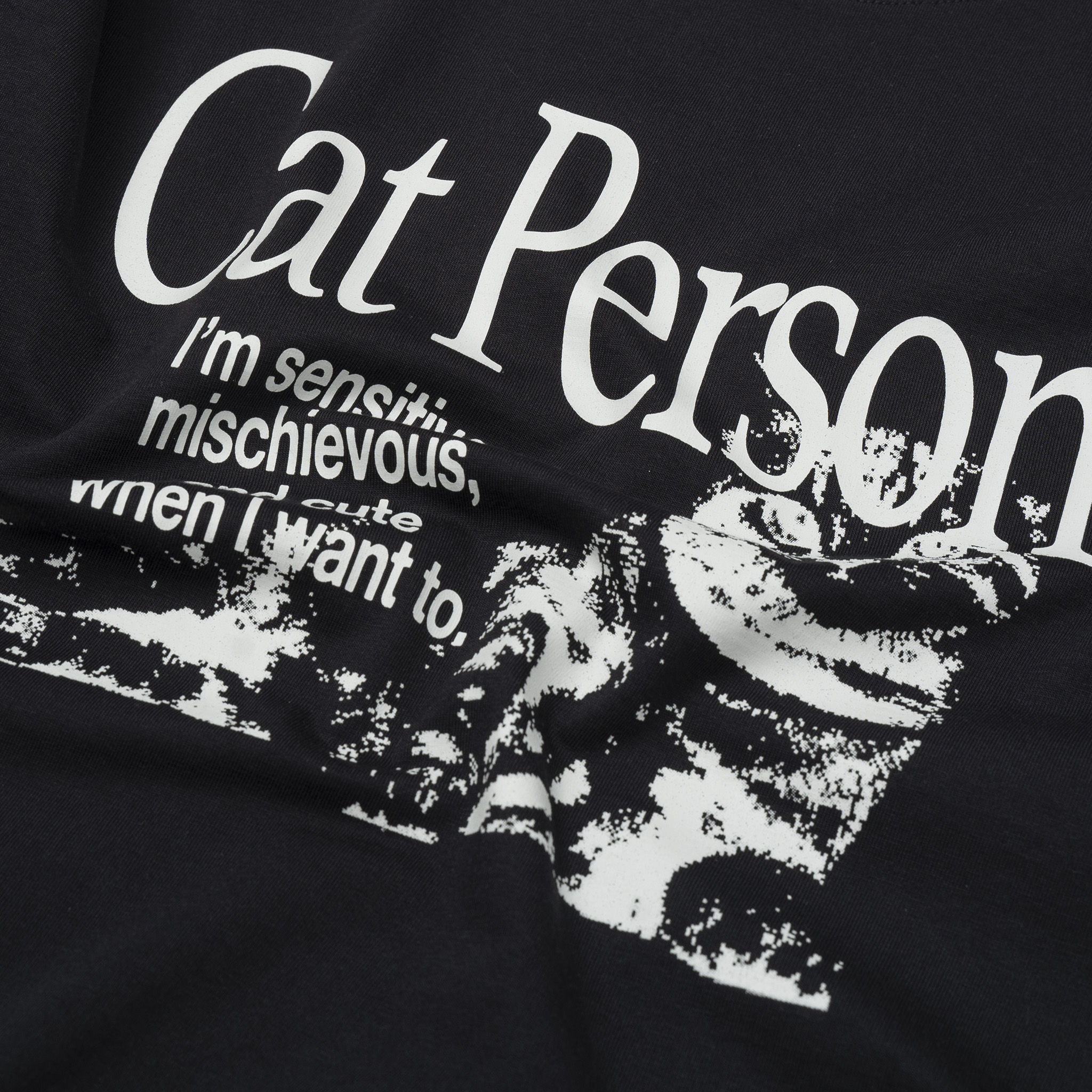 Áo Thun Cổ Tròn MBC Cat Person