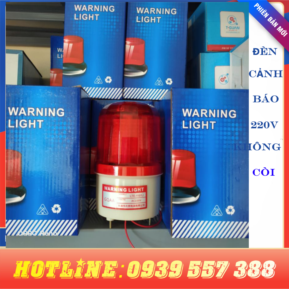 220V led warning rotary light with whistle, work light security
