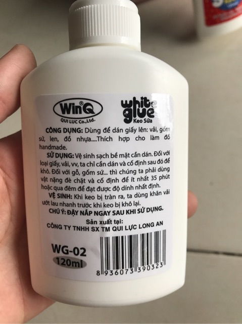 Combo 6 Lọ Keo Sữa Winq 120Ml