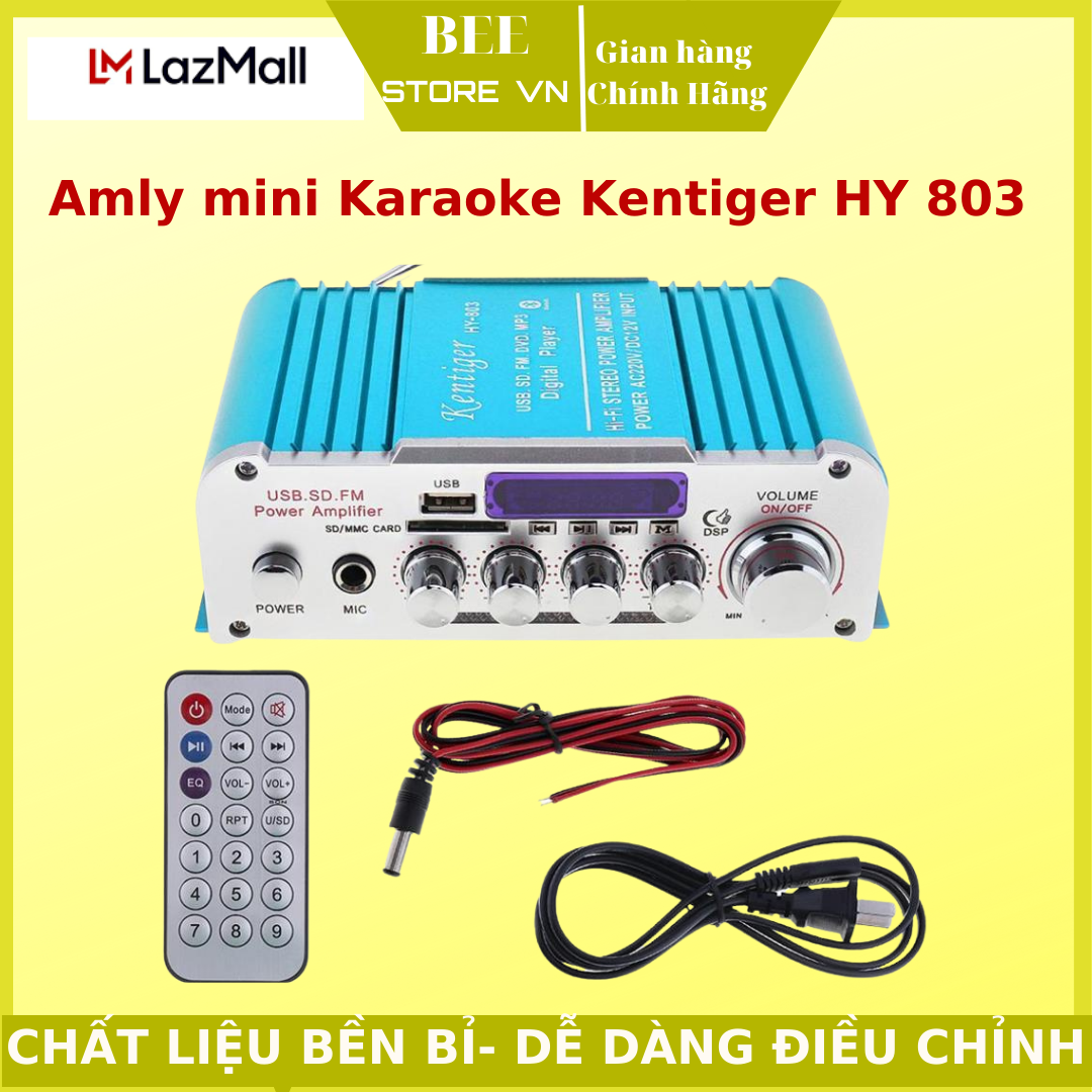 Ampli Mini Loa Amly Bluetooth BT198B 1200W Cao Cấp Loại Tốt