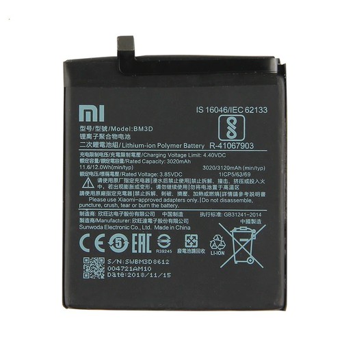 PIN XIAOMI MI8SE (BM3D) 3120mAH - AA