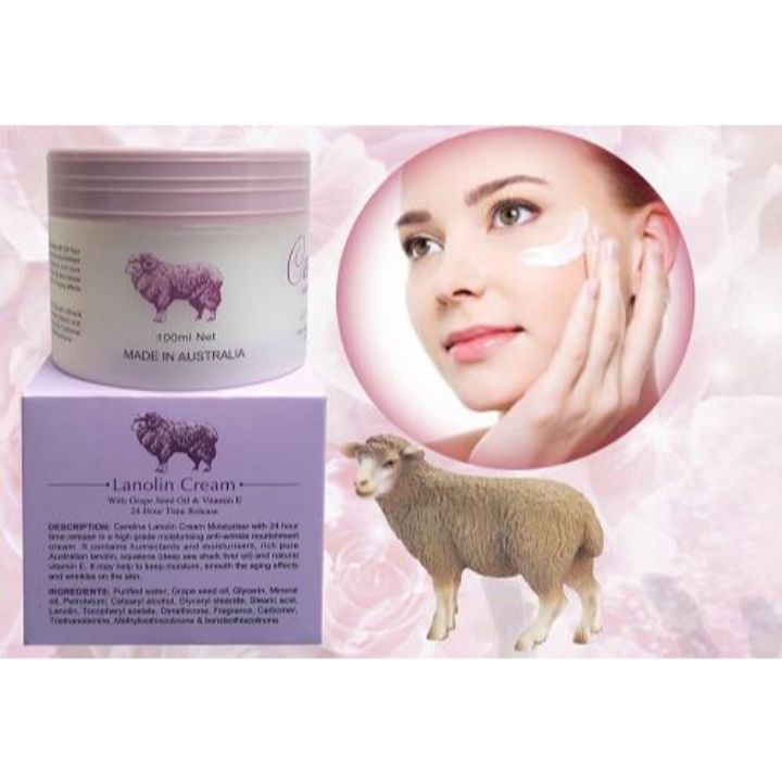 Kem nhau thai cừu Careline Lanolin Cream Úc