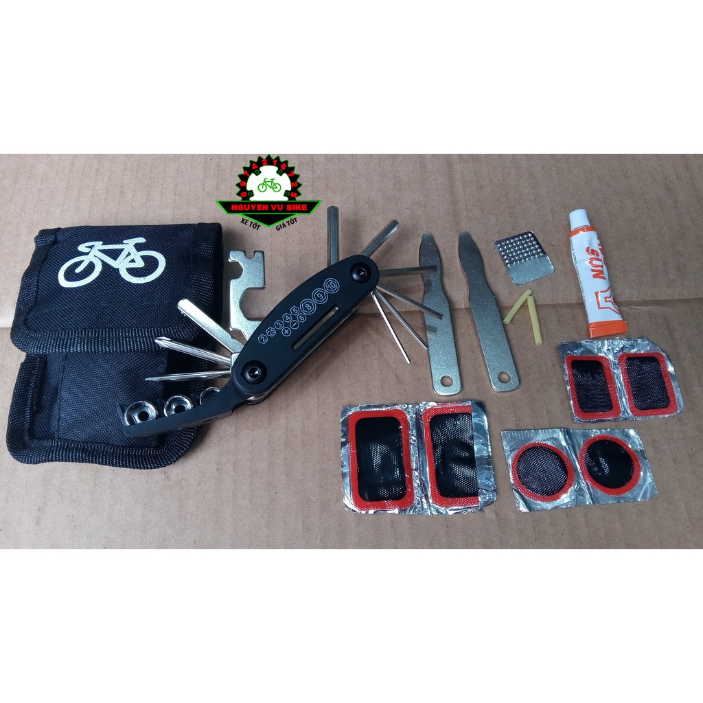 Bộ vá, sửa xe đạp mini