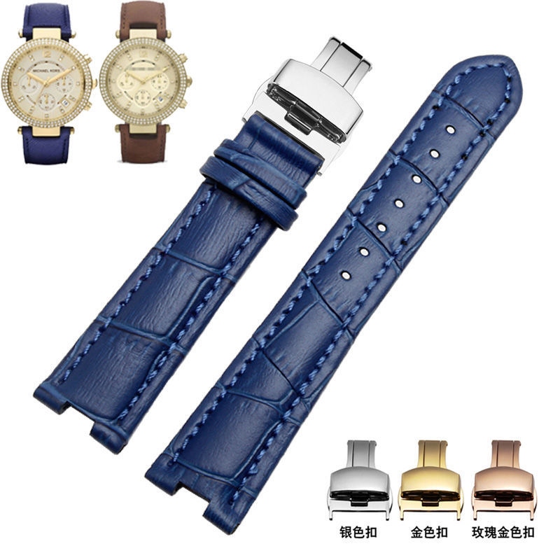 Đồng hồ dây da notch thay thế michael kors michael kors nữ mk2277 2425 5774