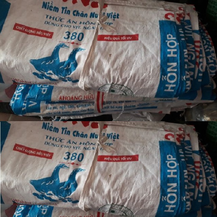 Combo 20 bao tải cám kích thước 50*80 CM