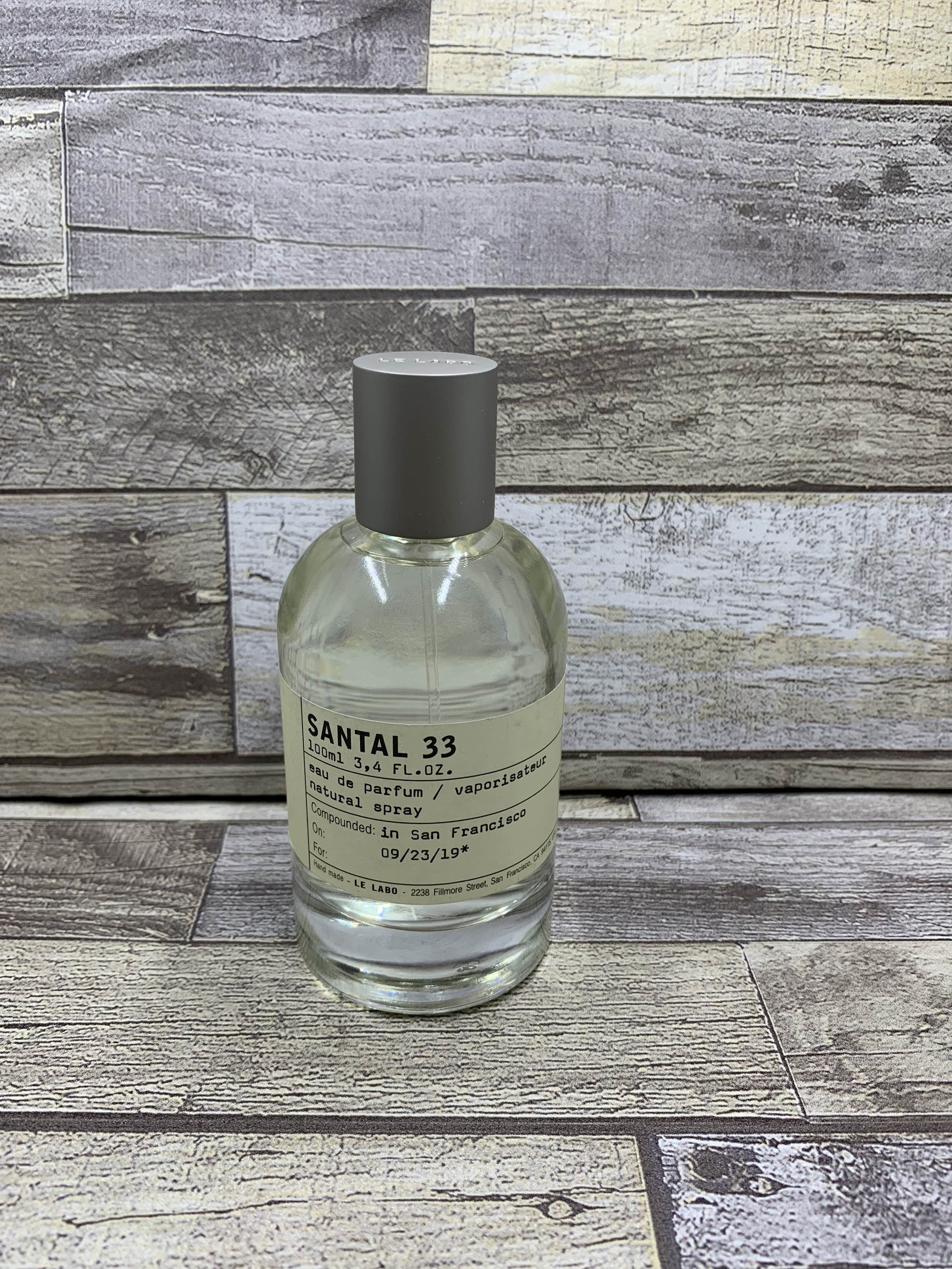 Nước hoa Unisex Le Labo Santal 33 100ml, chiết 10ml