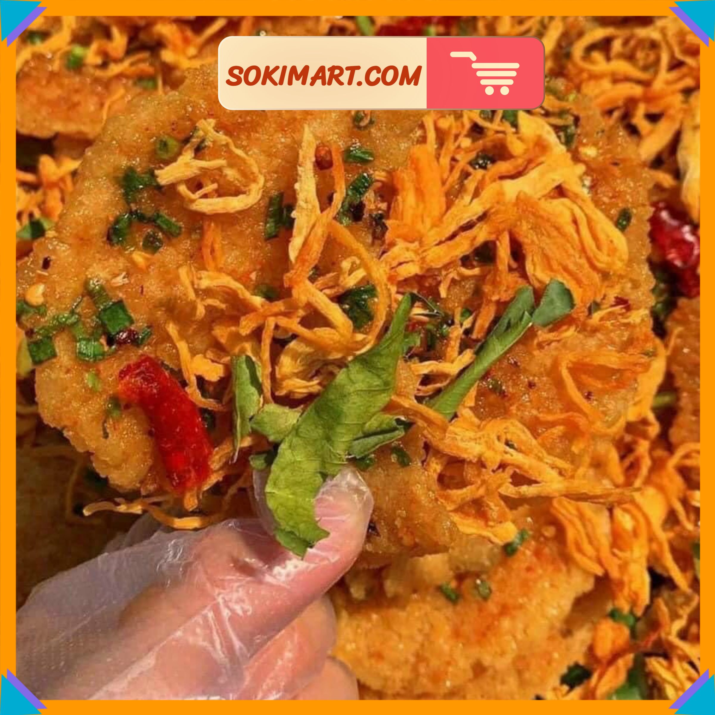 Cơm cháy khô gà lá chanh - 300g