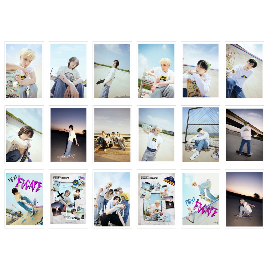 Lomo card 72 ảnh txt - the chaos chapter fight or escape