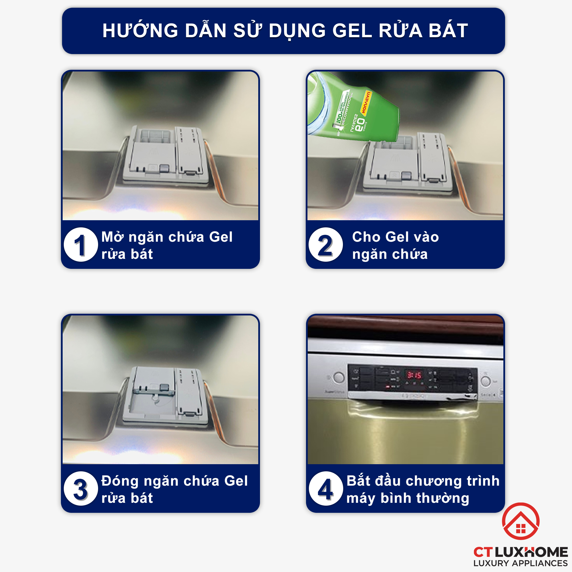Gel rửa chén bát Finish Eco 0% PowerGel 900ml