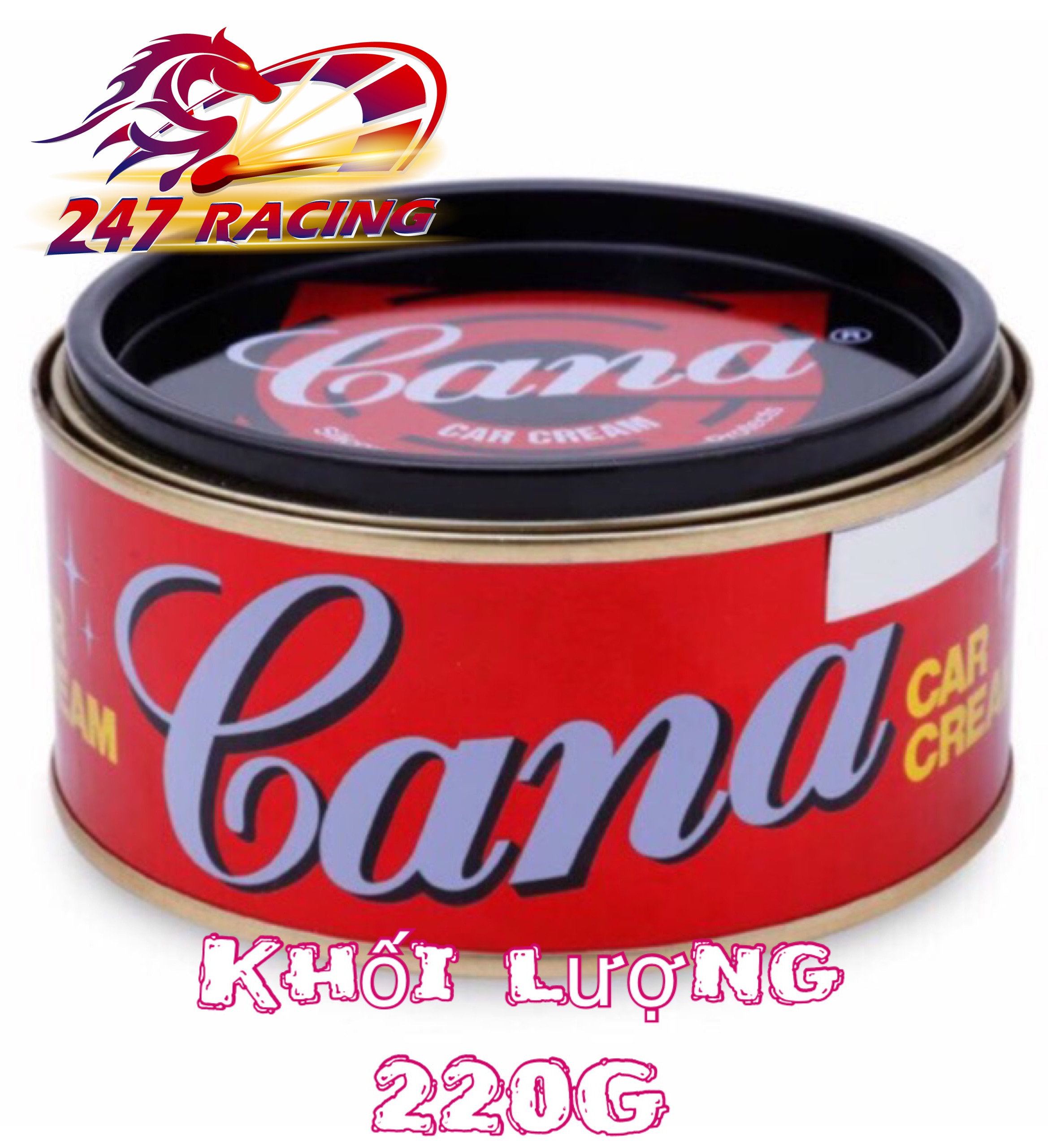 Kem đánh bóng CaNa 220G phụ kiện xe máy