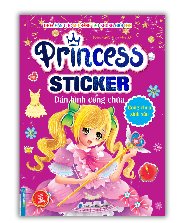 Princess sticker - Dán hình công chúa - Công chúa xinh xắn