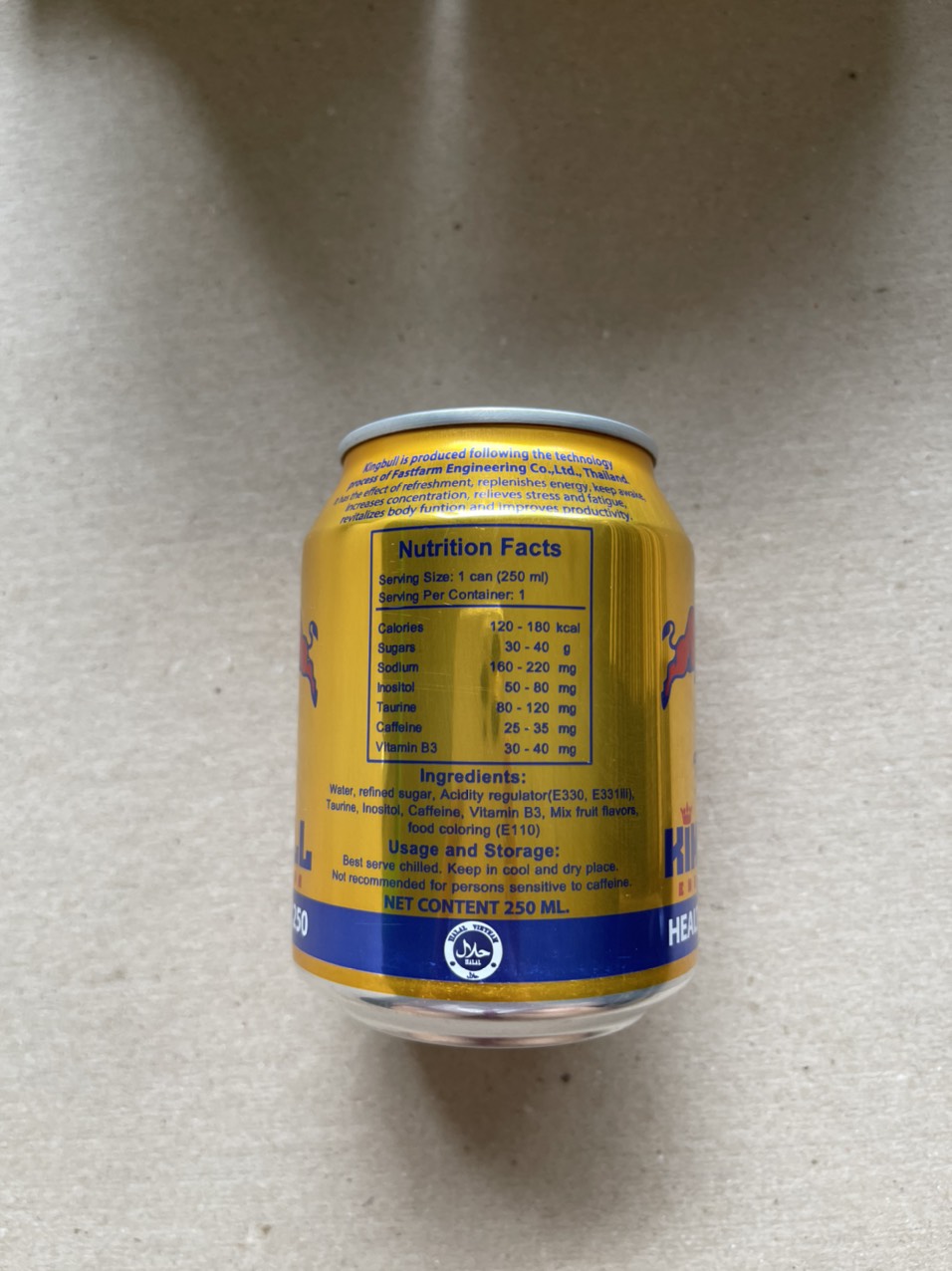 Nước tăng lực/ Bò Húc Thái King Bull