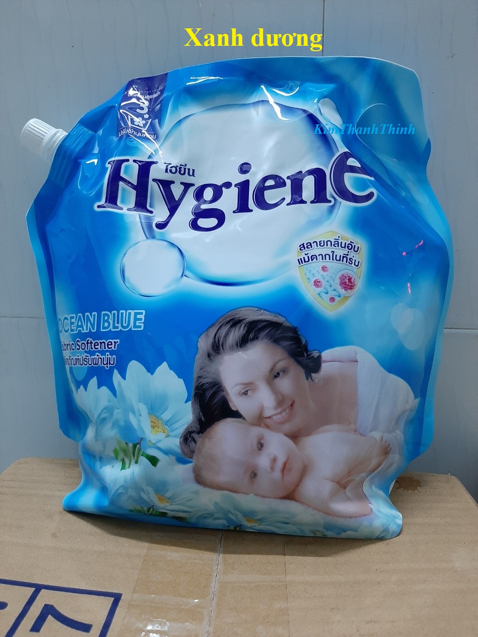 (KTT) Nước xả mềm vải Thailand Hygiene 1800ml (1,8 Lít)