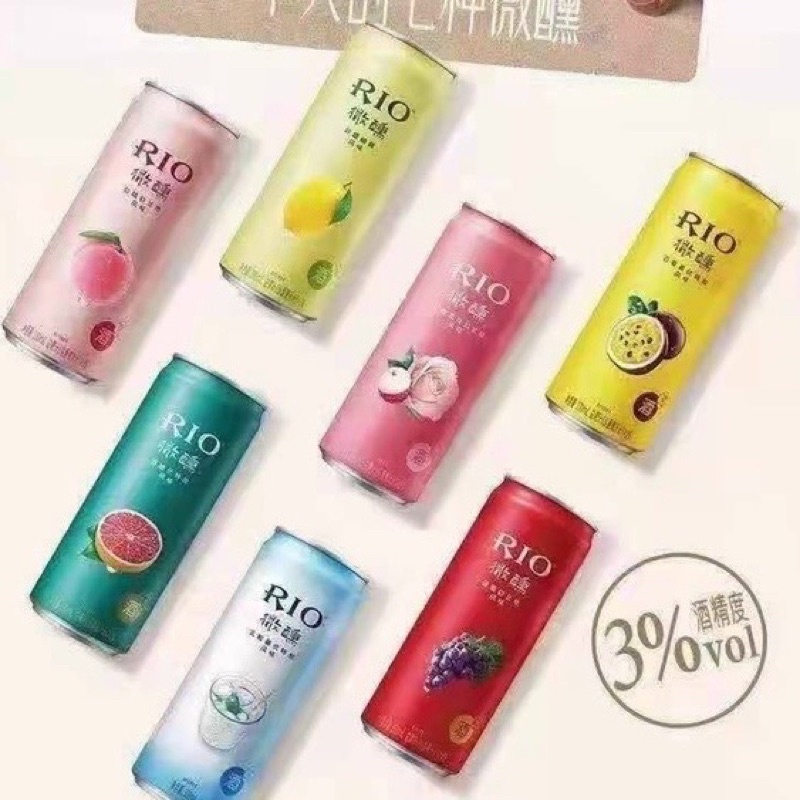 Nước Trái Cây Lên Men RIO Lon - Ăn Vặt 492