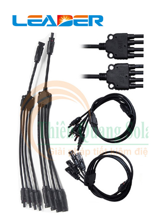 [HCM]Đầu nối MC4 Y4 ( vào 4 đầu ra 1 đầu)