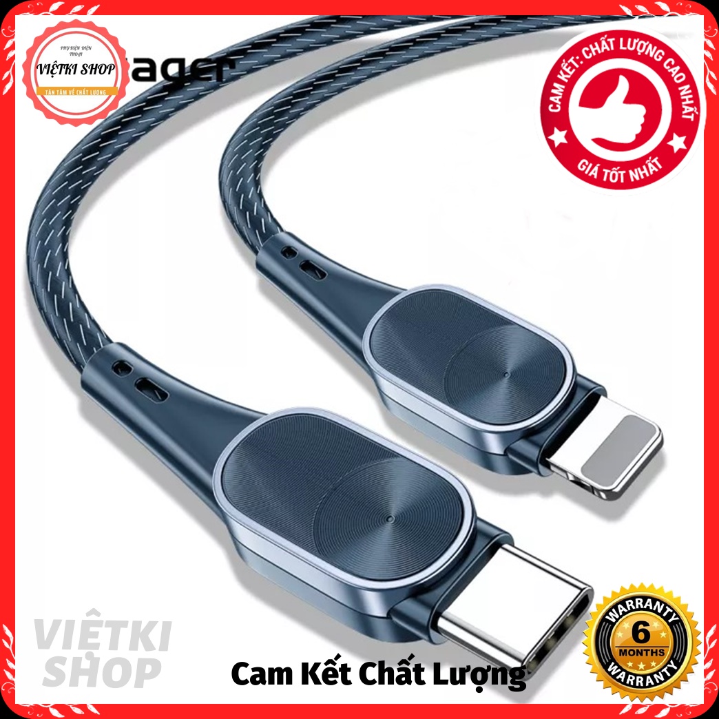 (Giá Hủy Diệt) Cáp Sạc Nhanh 20W TypeC to Lighting Dùng Cho Iphone