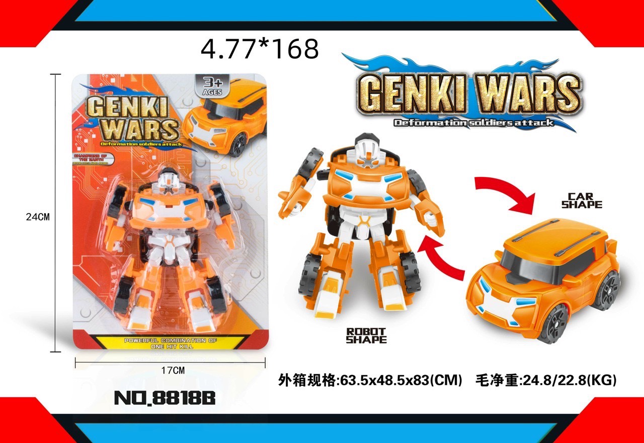 Vỉ ráp ROBOT mini, ROBOT biến hình dành cho bé của Lam Anh Store
