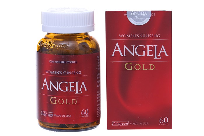 [HCM](CHÍNH HÃNG) Sâm Angela Gold Hộp 60 Viên (Có tem chống giả và tích điểm thưởng)