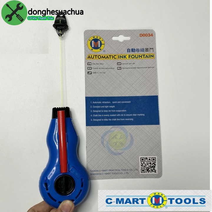 [HCM]Búng mực tự động C-Mart D0034 màu xanh