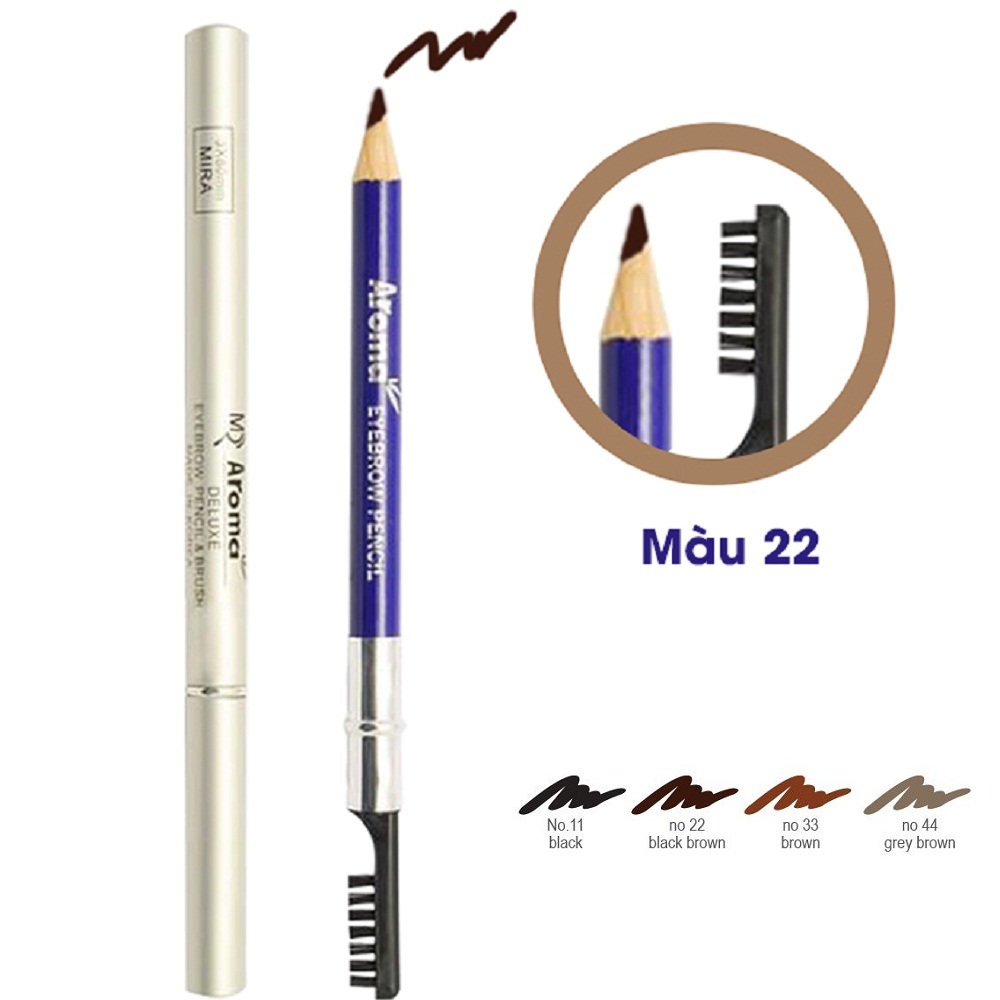 Chì Vẽ Mày Aroma đủ số Eyebrow Pencil