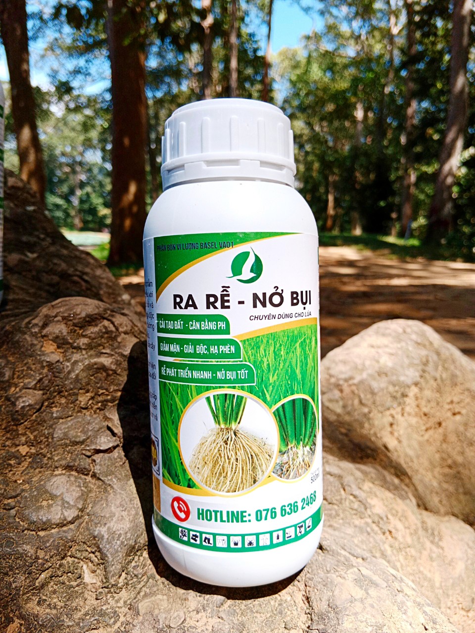 PHÂN BÓN CHO LÚA - RA RỄ, NỞ BỤI (CHAI 500ML)