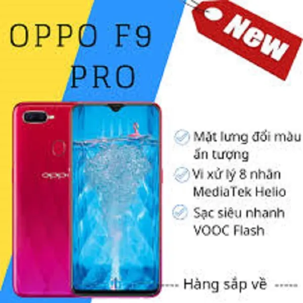 Điện thoại OPPO F9 Pro 2sim 128GB/6Gb / Màn hình: LTPS LCD, 6.3", Full HD+-  CHIẾN PUBG, FREE FIRE, LIÊN QUÂN MƯỢT MÀ