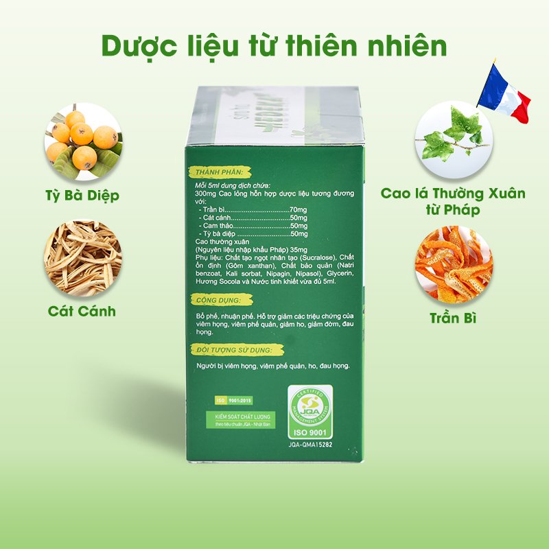 Siro ho Hedeka - Hộp 20 gói x 5ml