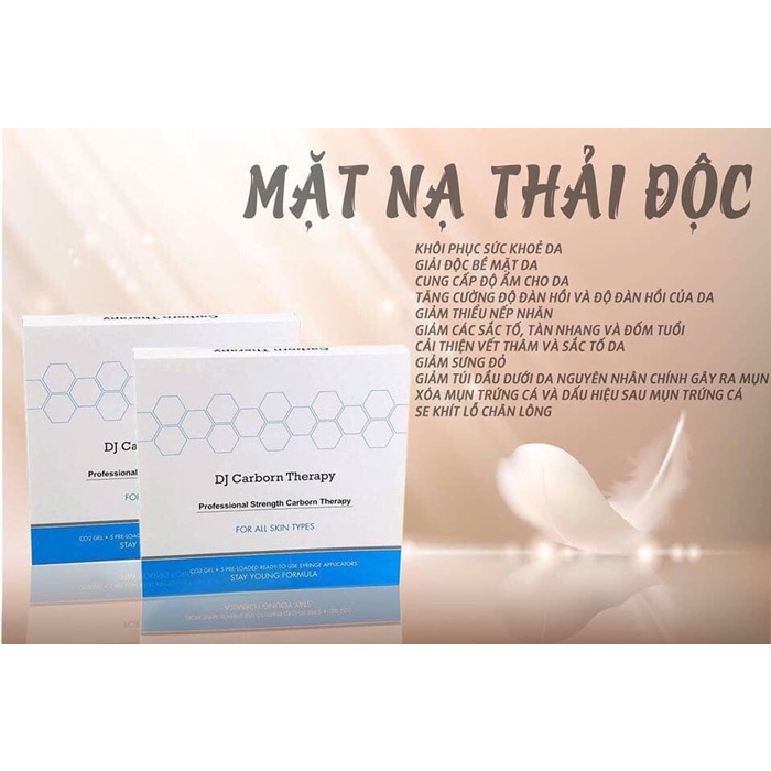 Mặt Nạ Thải Độc da | Mặt Nạ Thải Độc  CO2 DJ Carborn Therapy