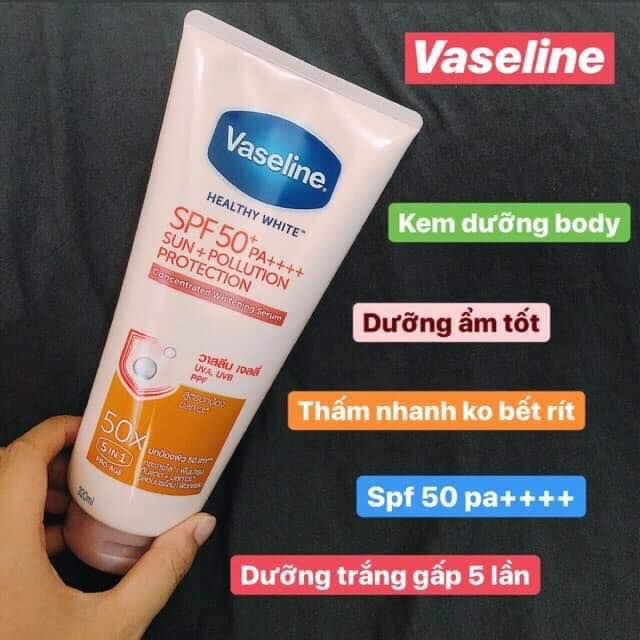 Dưỡng thể vaselin 50x 320ml