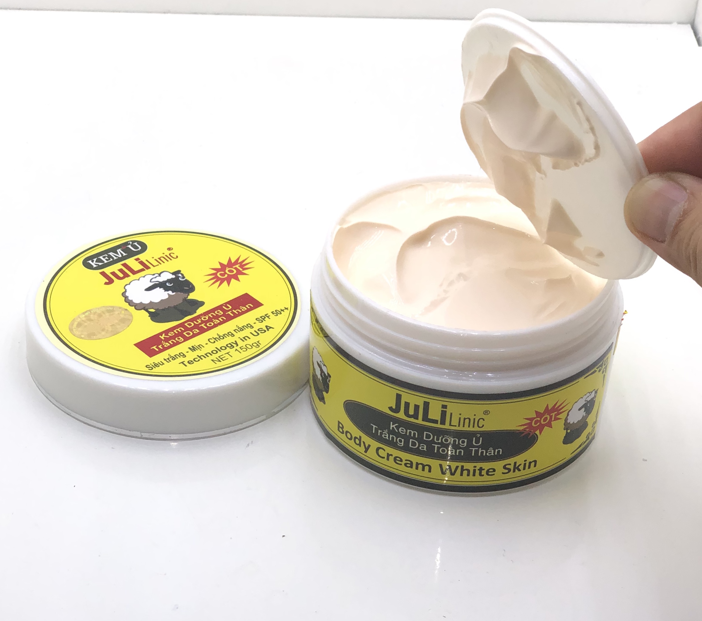 [HCM]Kem Ủ Trắng Da Toàn Thân Cấp Tốc JuLi 150g