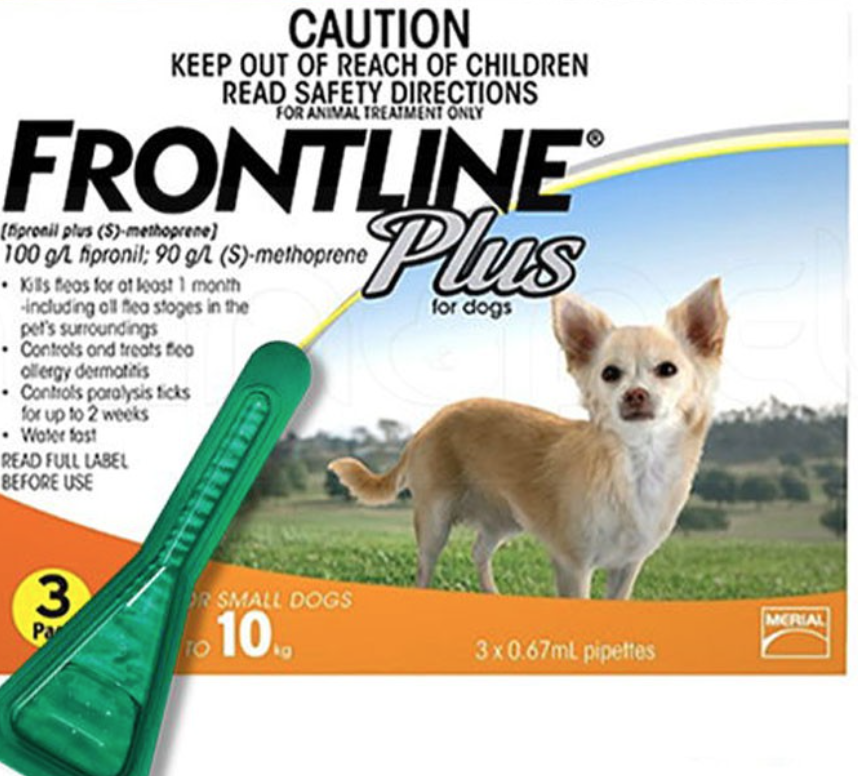 Nhỏ gáy trị ve rận Frontline Plus cho mèo và chó