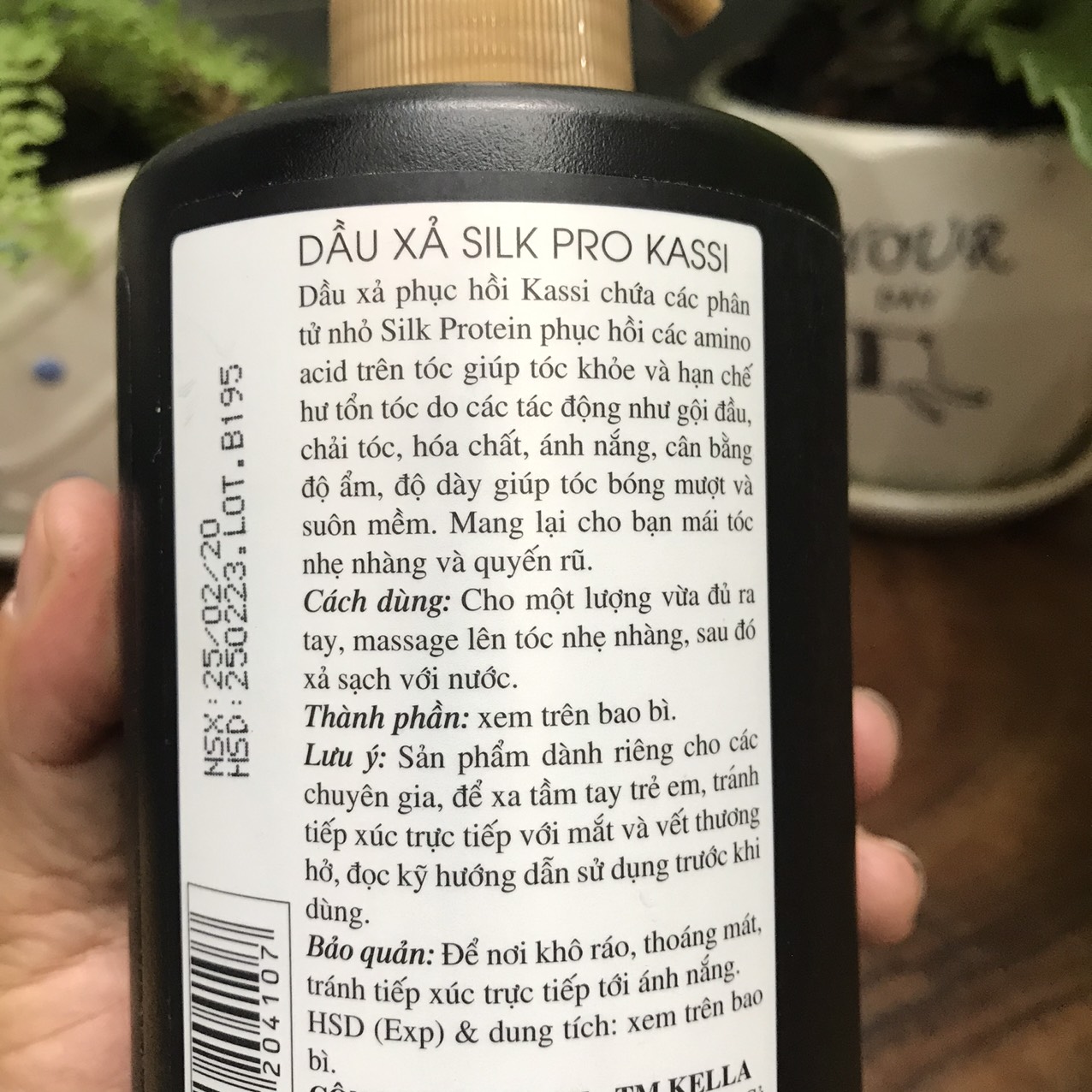 [Hcm]Kassi Silk Pro Damaged Hair Repair Shampoo 500ml