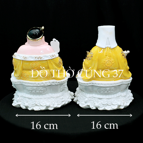 [ Cao 20 cm - MS 31 V ] TƯỢNG THẦN TÀI - THỔ ĐỊA  ÁO VÀNG  [ Bột đá + composite ]