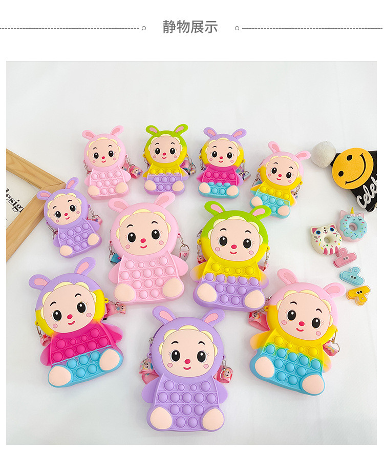 Túi đeo chéo pop it cừu siêu dễ thương