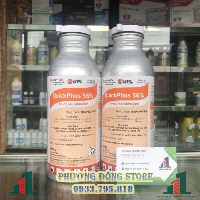 Diệt mối, mọt nông sản QUICKPHOS 56% 334V