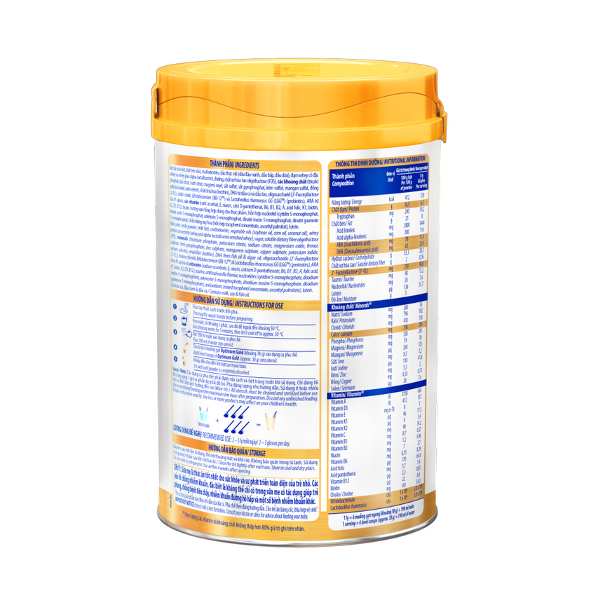 Optimum Gold 3 Opti Mix Powdered Milk 1.45kg Supports Digestion and Brain Development