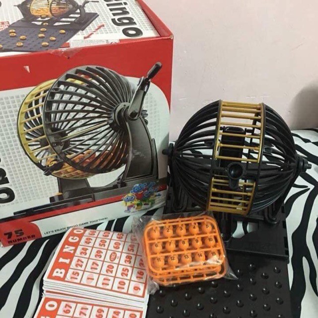 Bộ Đồ Chơi Lồng Quay Lô tô Bingo 90 số (loại lớn)