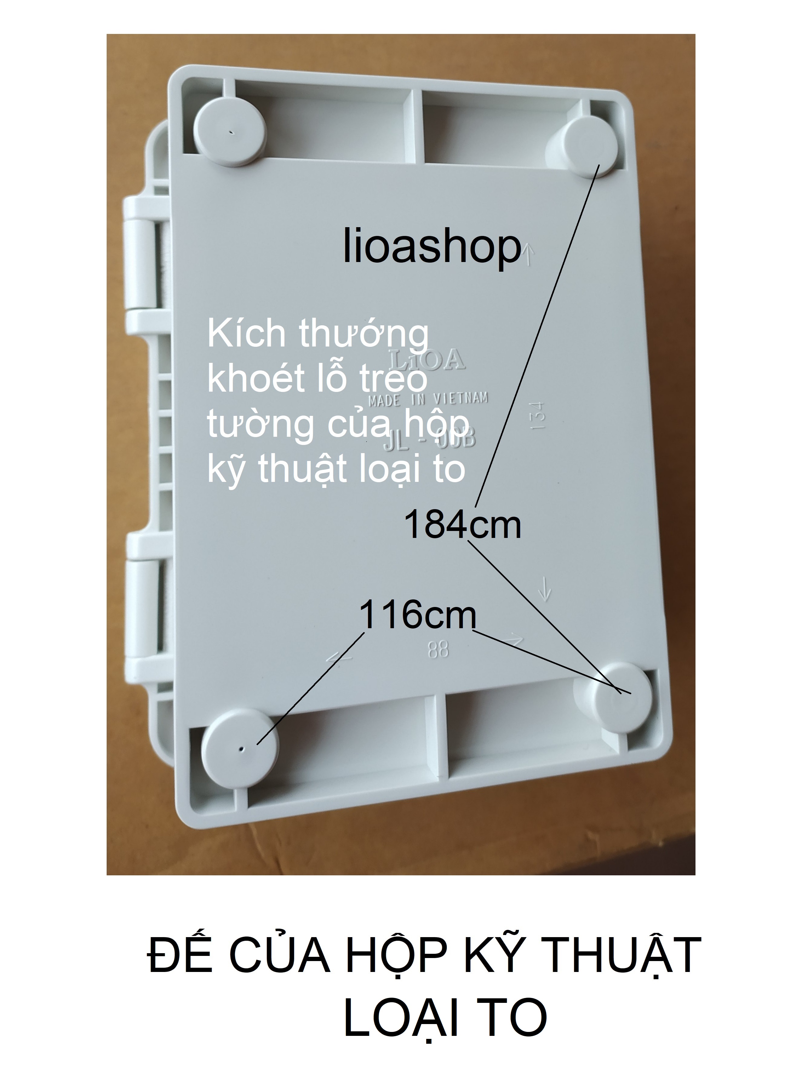 HỘP KỸ THUẬT LiOA LẮP NGOÀI TRỜI.