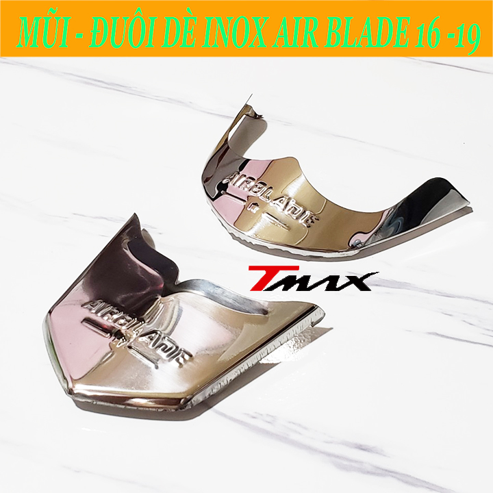 BỘ MỎ ĐUÔI DÈ XE AIR BLADE 2016 - 2019 INOX
