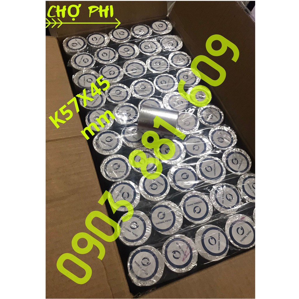 GIẤY IN BILL K80X45 [THÙNG 20 CUỘN]