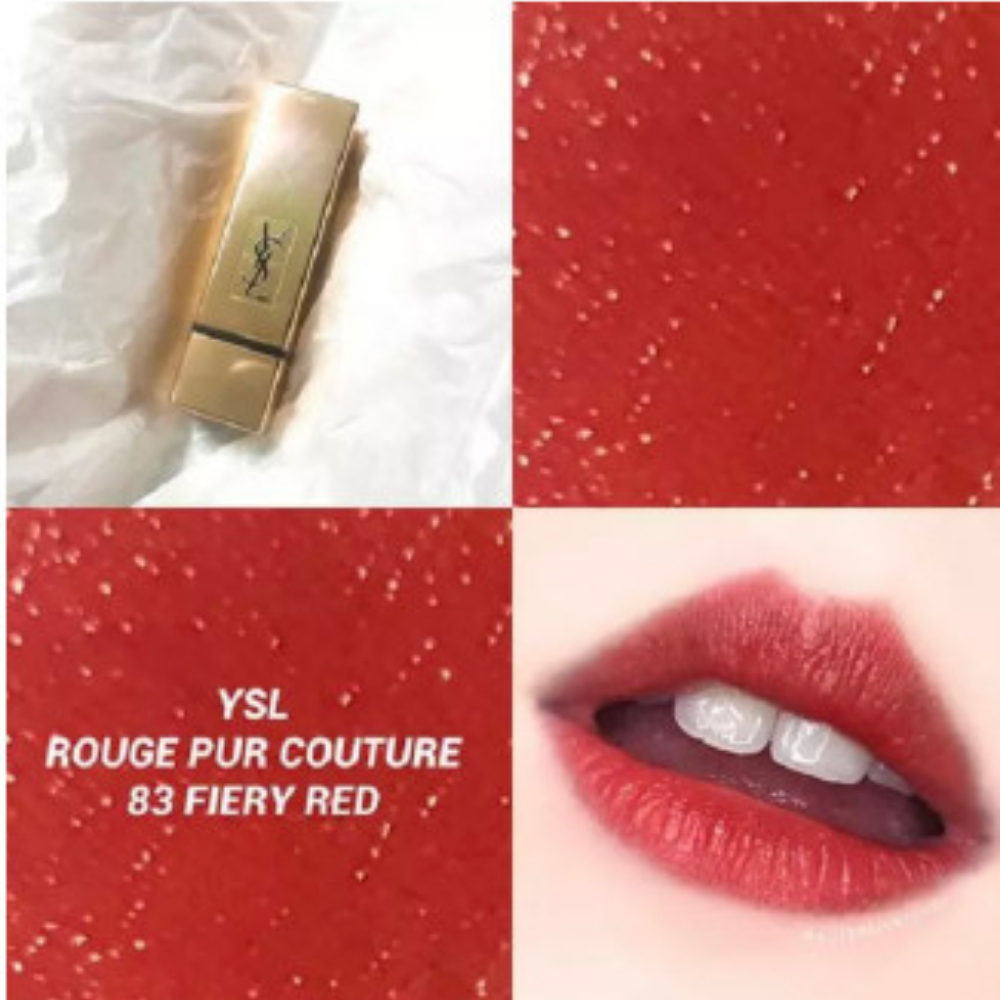 SON YSL FIERY RED 83 -  Màu Đỏ Gạch