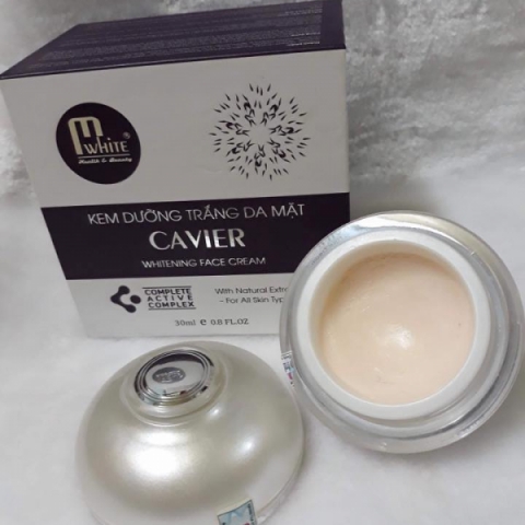 [HCM]Kem face thạch Cavier mwhite