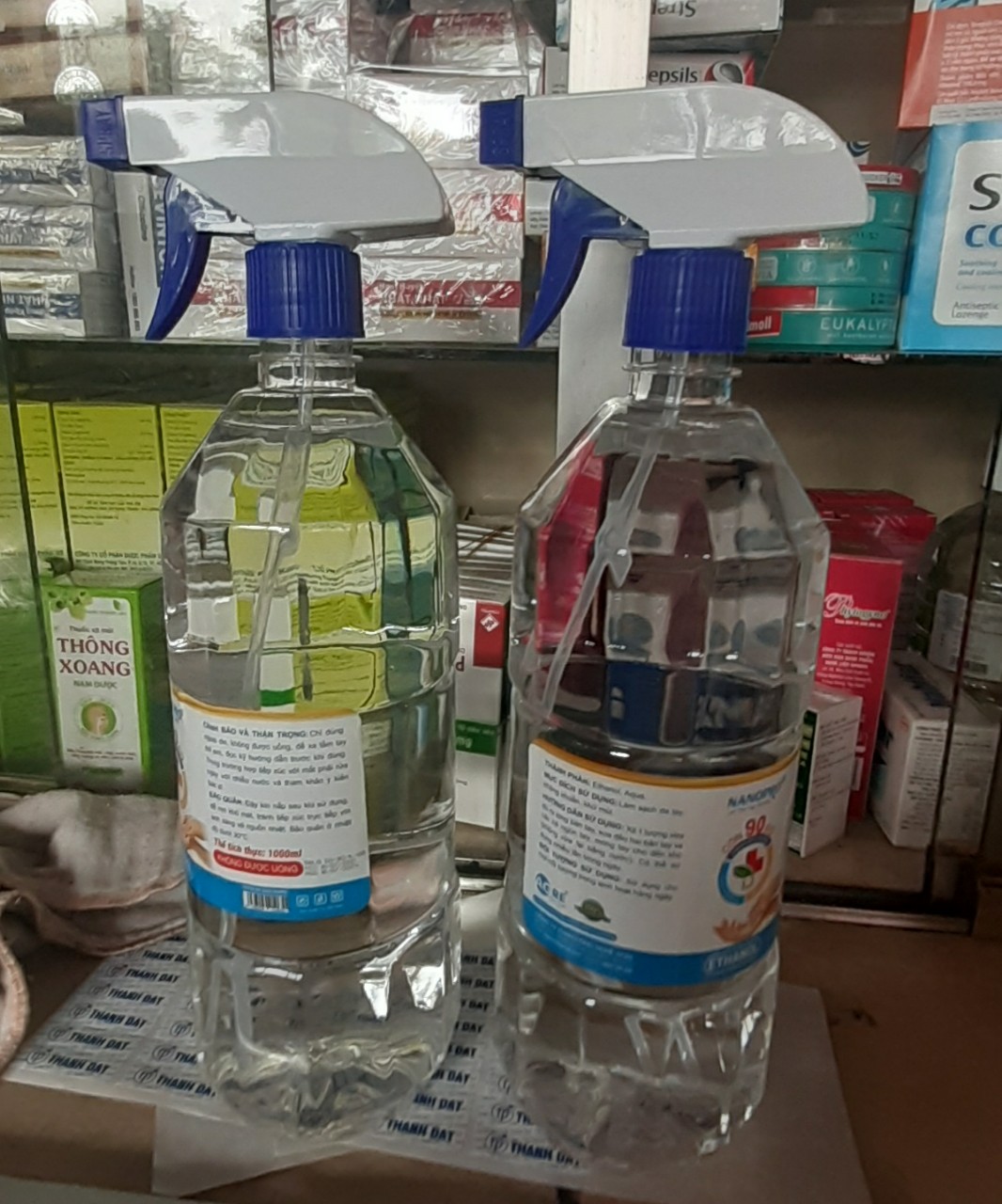 Cồn 70% CHAI 1 LÍT diệt khuẩn
